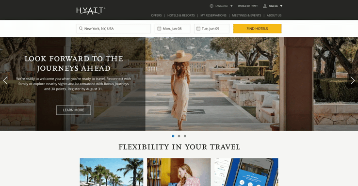 hyatt discount code search