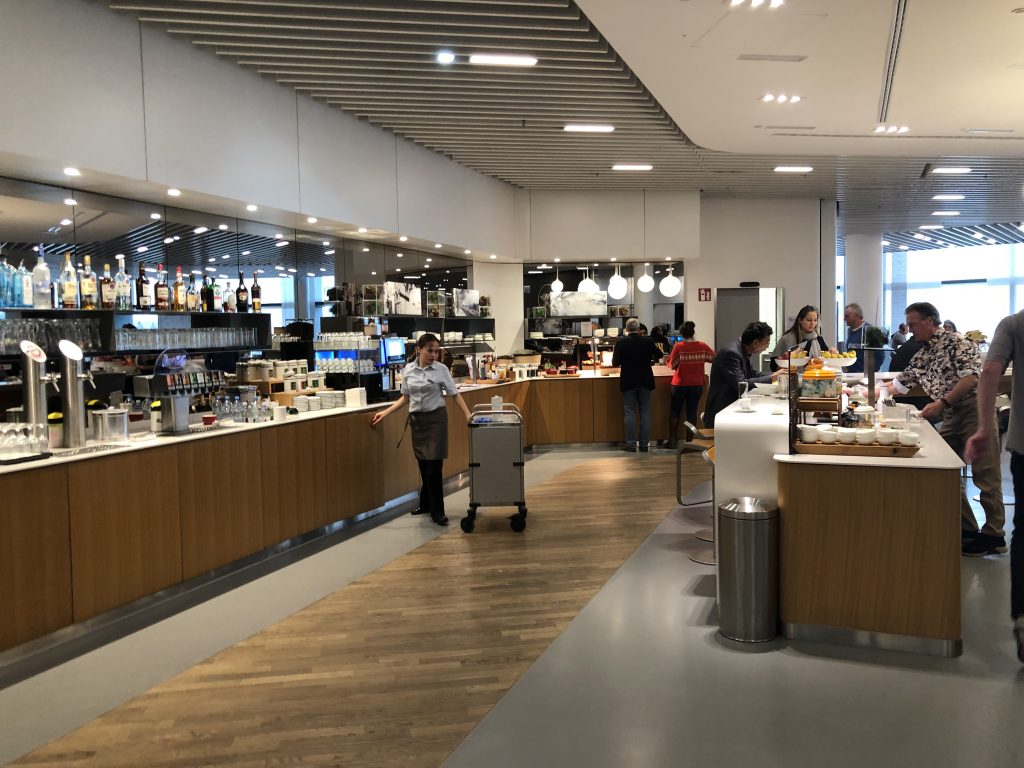 Lufthansa Frankfurt Lounge Dining Area